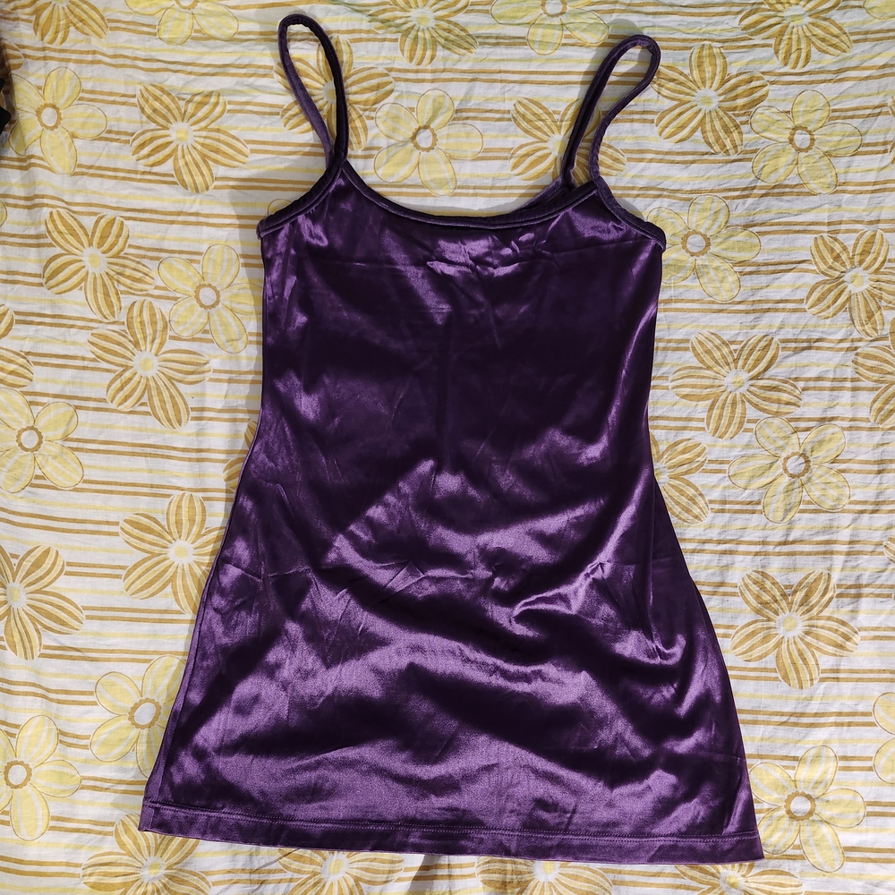 La SENZA Rich Purple Satin Camisole